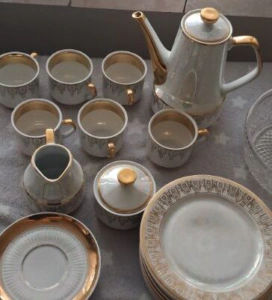 PORCELANA kryształy PRL