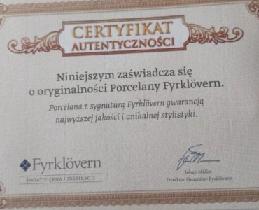 Zastawa stołowa - FYRKLOVERN