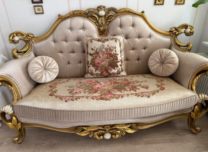 elegancka kanapa w stylu BAROKOWYM